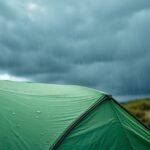 Camping in the Rain