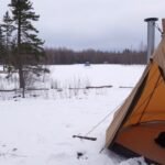 What is hot tent camping