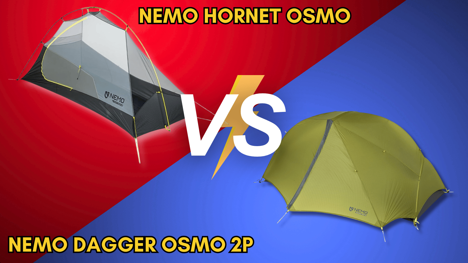 Nemo Hornet vs Dagger OSMO for Backpacking Full Comparison
