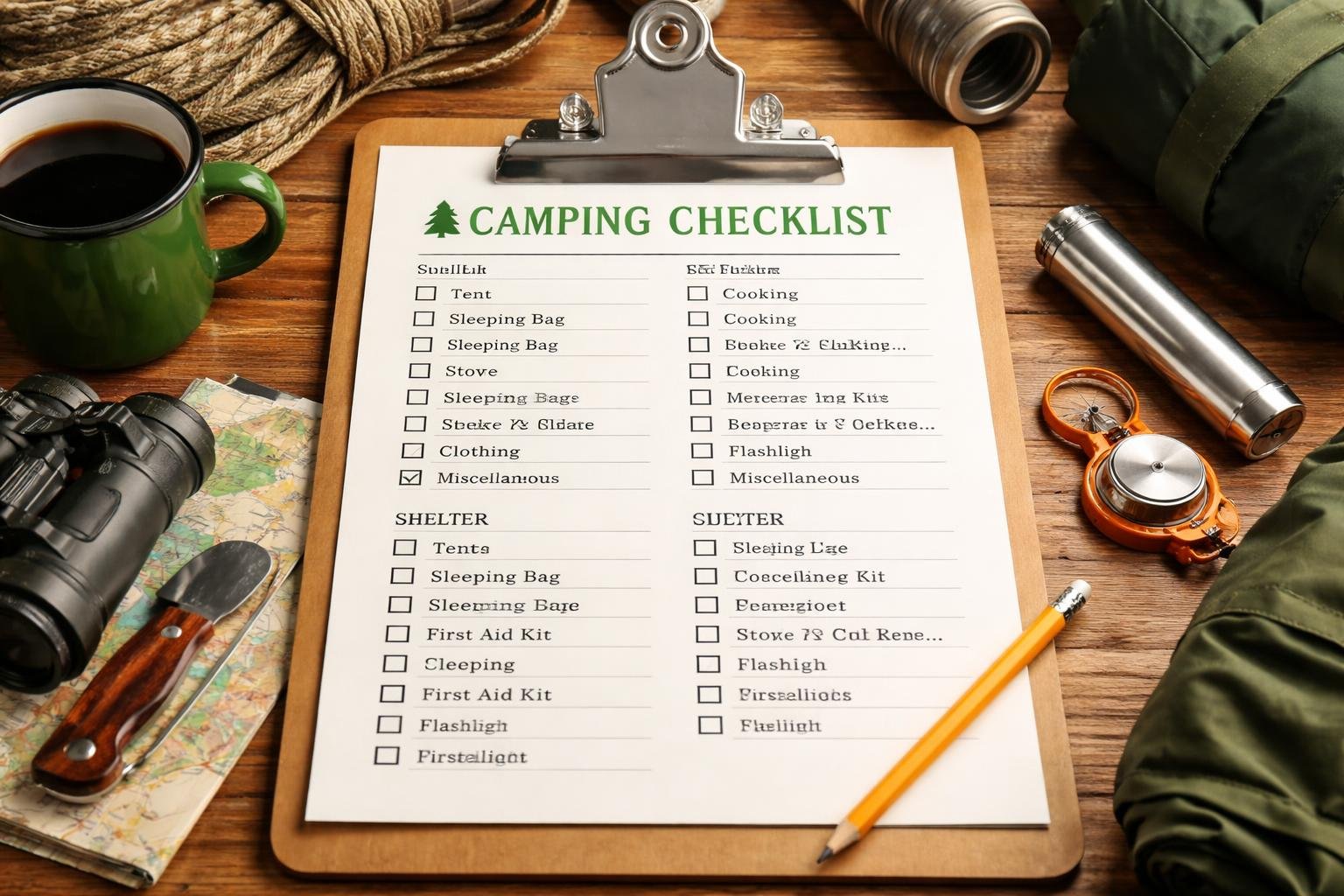 Camping Checklist for Beginners 7 Mistakes to Avoid