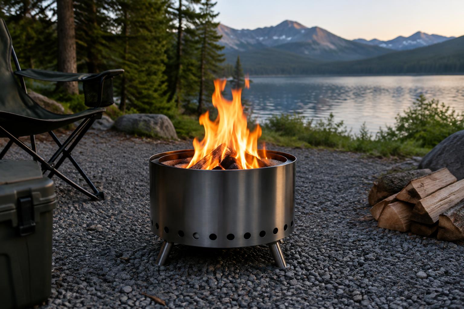 7 Best Portable Fire Pits for Camping (Smokeless & Packable)